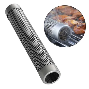 

Round Stainless Steel Granule Pipe Smoking Network Tube Kitchen Outdoor Cooking Barbecue Tool Accessories Smoke Generator Absorb