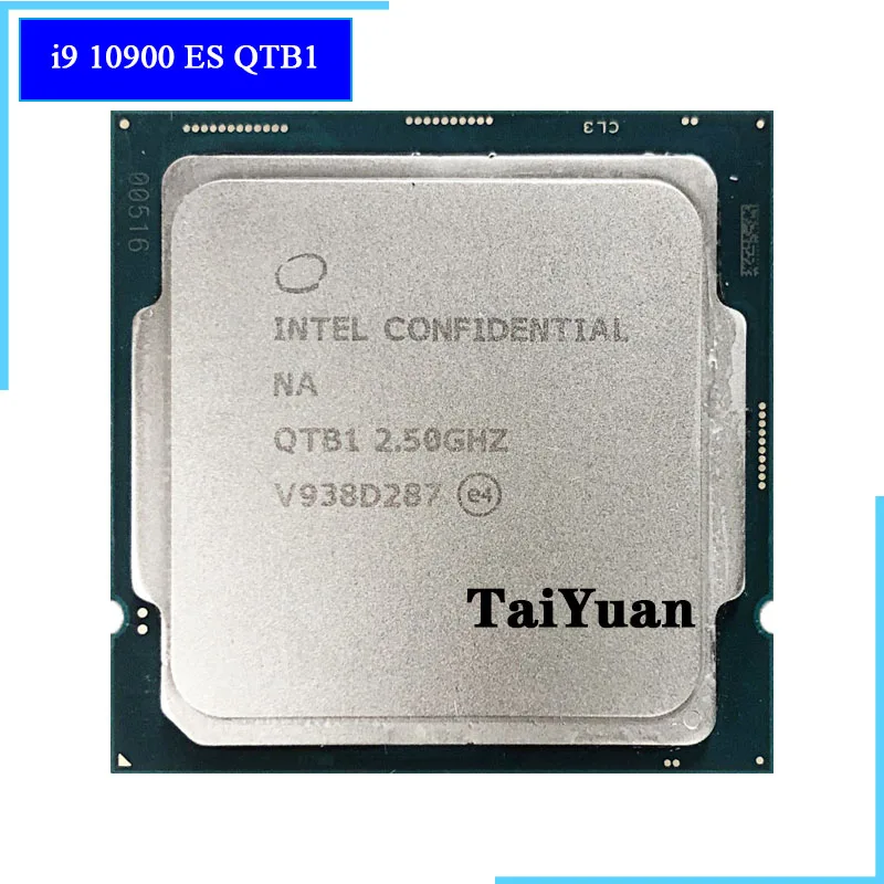 Процессор Intel Core 10900 es i9 QTB1 2 5 ГГц десять ядер 20 потоков процессор L2 = м L3 65 Вт LGA