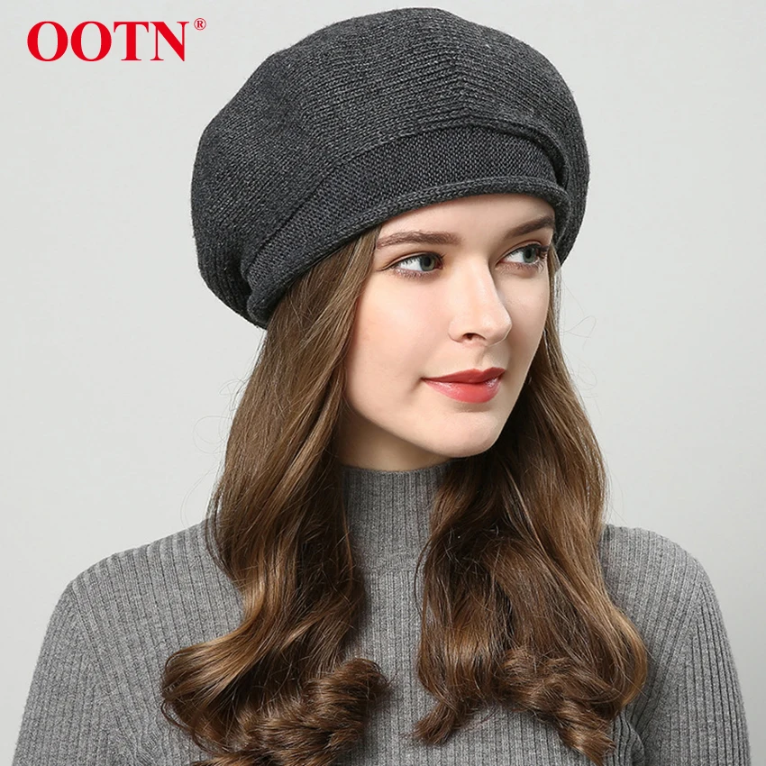 OOTN, зимний модный шерстяной берет, женские элегантные теплые береты, Осенние повседневные Шапки, уличные вечерние, Клубные, женские береты, бини