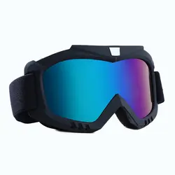 Унисекс мотоциклетные шлемы с очками Лыжная маска для сноубординга зимние сноубордические очки ветрозащитные лыжные стеклянные