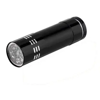 

Mini Aluminum Multifunction UV Ultra 9 LED Flashlight Torch Light Lamp for Pet Stains Hunting Marker Checker Portable Lighting