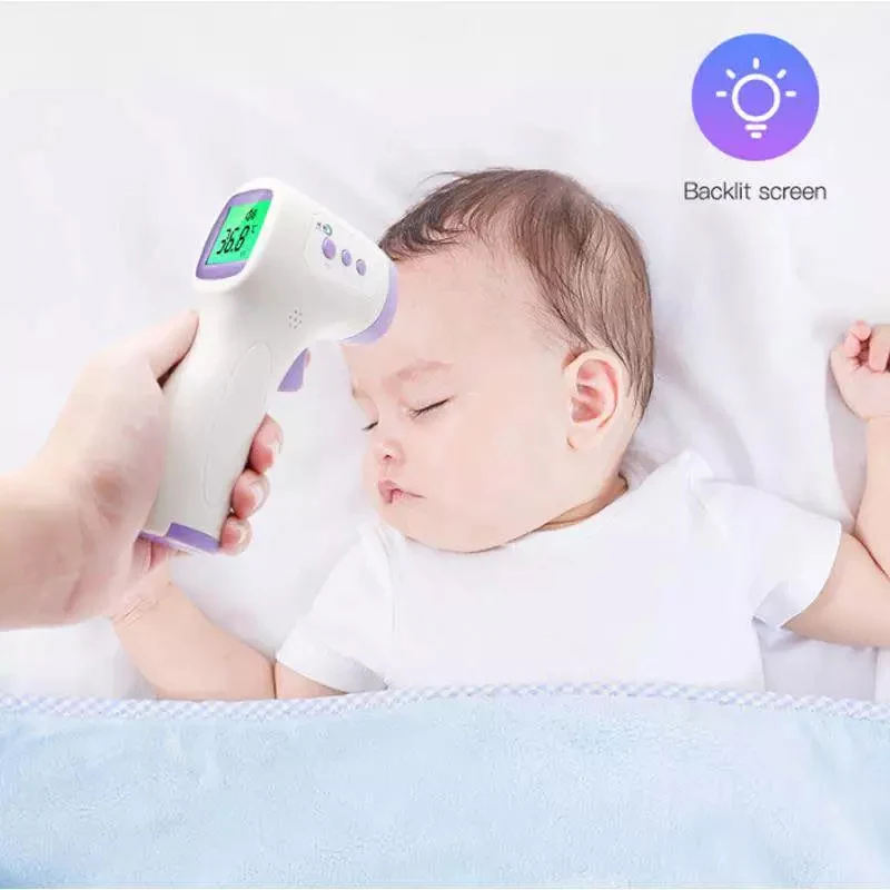 

Baby/Adult Body Temperature Non-Contact Infrared Thermometer Digital Smart Kids Fever Forehead Ear Infrared Thermometer