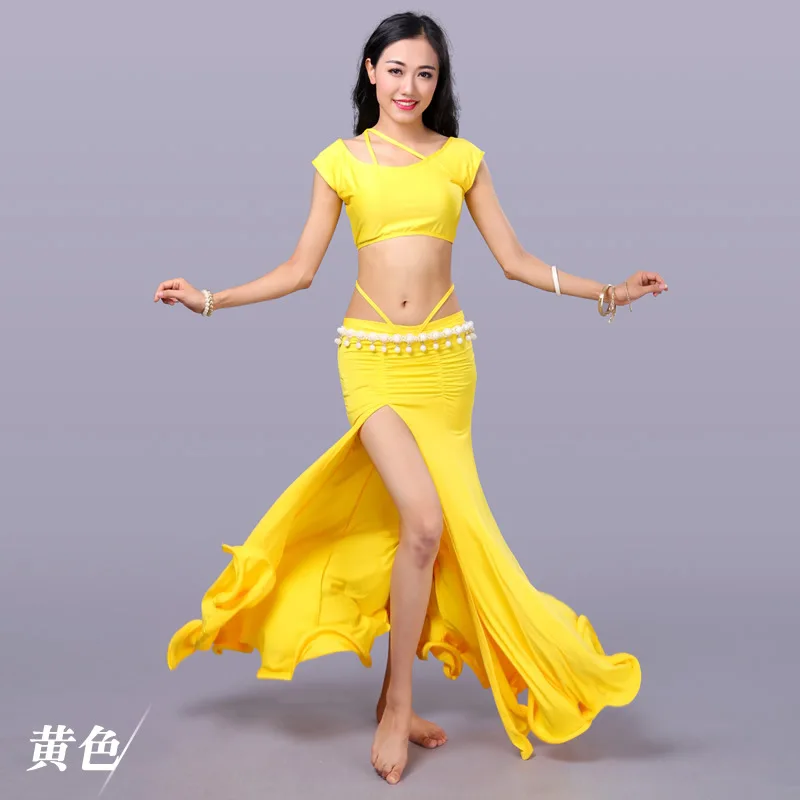Карнавальный костюм юбка для танца живота костюм для танца живота набор Цыганская юбка# DP0054 - Цвет: Yellow