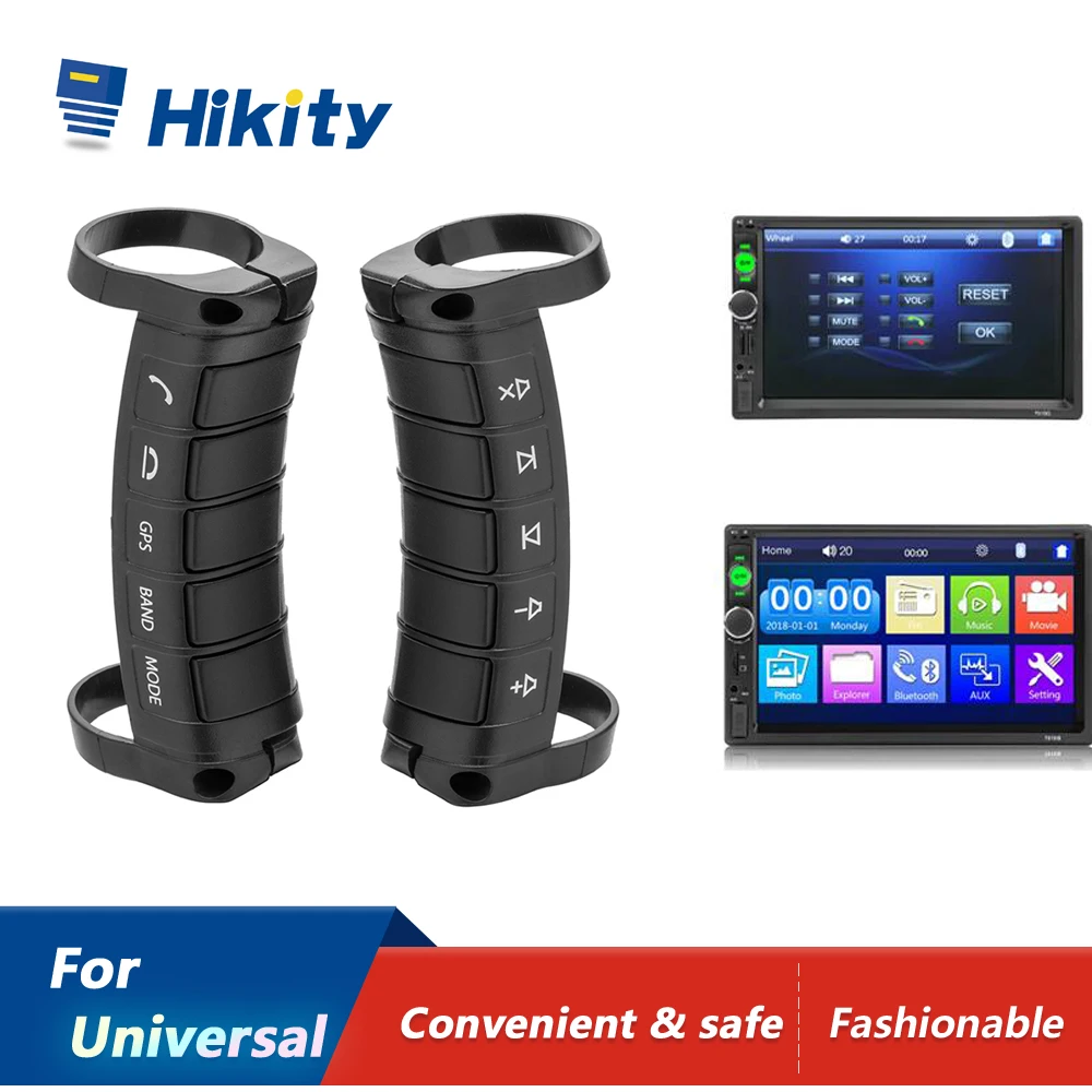 Hikity 2din универсальный пульт дистанционного управления на руль android Bluetooth