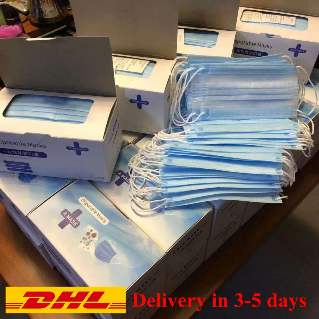 

Masks for dust protection,Medical Masks Disposable Face Masks with Elastic Ear Loop Disposable Dust & Filter Safety Mask (50pcs)