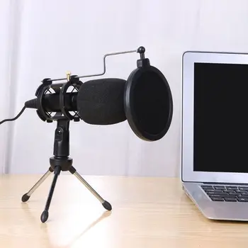 

Usb Microphone Series Wired Condenser Microphone With Stand Clip for Pc Support High Output Low Self-Noise Personal Computer