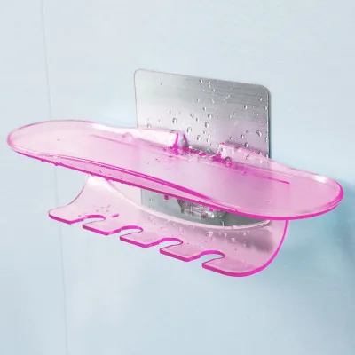 Bathroom Toothbrush Storage Shelf Strong Suctorial Toothbrush Shelf ya gao jia Combination Washing Set UMBRA