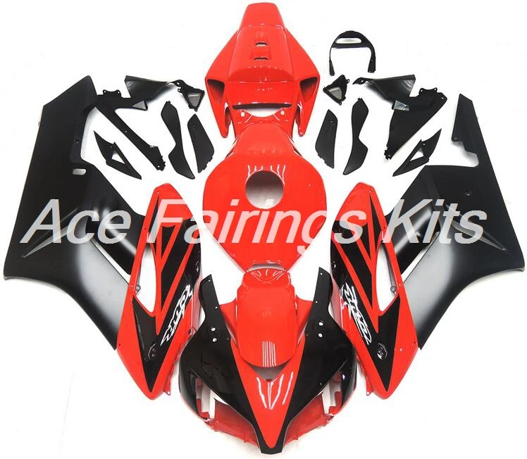 Топ(литьевая форма) ABS полный обтекатель комплект подходит для Honda CBR1000RR cbr1000 04 05 2004 2005 Обтекатели набор красный черный цвет