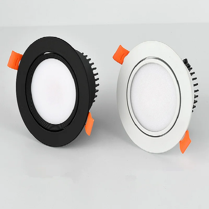 LED Downlight Recessed Ceiling Spotlight Ceiling Lamps LED lights Embedded COB downlights Dimmable 5W7W9W12W15W18W Home commercial led lights AC90-265V ceiling Indoor lighting