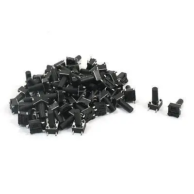 

55Pcs Momentary Tact Tactile Push Button Switch 6x6x12mm 4-pin SMD