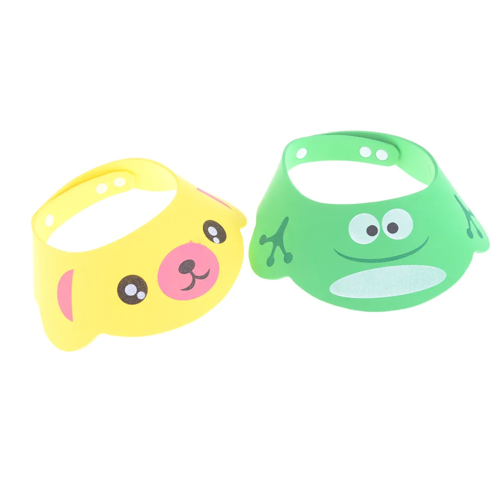 1pc Shampoo Cap Baby Bath Visor Hat Adjustable Baby Shower Protect Eye Water-proof Hair Wash Shield For Infant hair wash hat shampoo shower cap hair wash shield