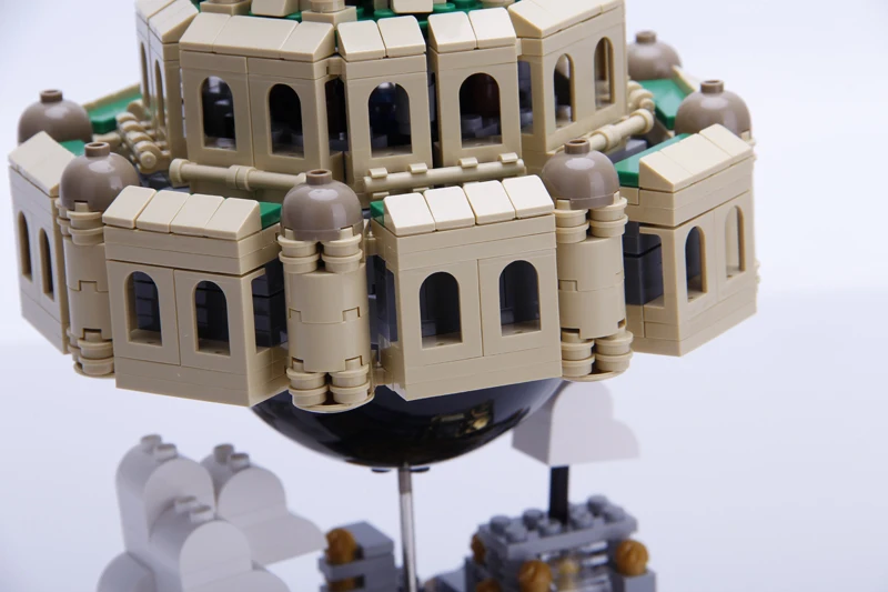 XingBao 05001 Moc Laputa: замок в небе кирпичи с музыкальной коробкой детские развивающие строительные блоки кирпичи игрушки подарок