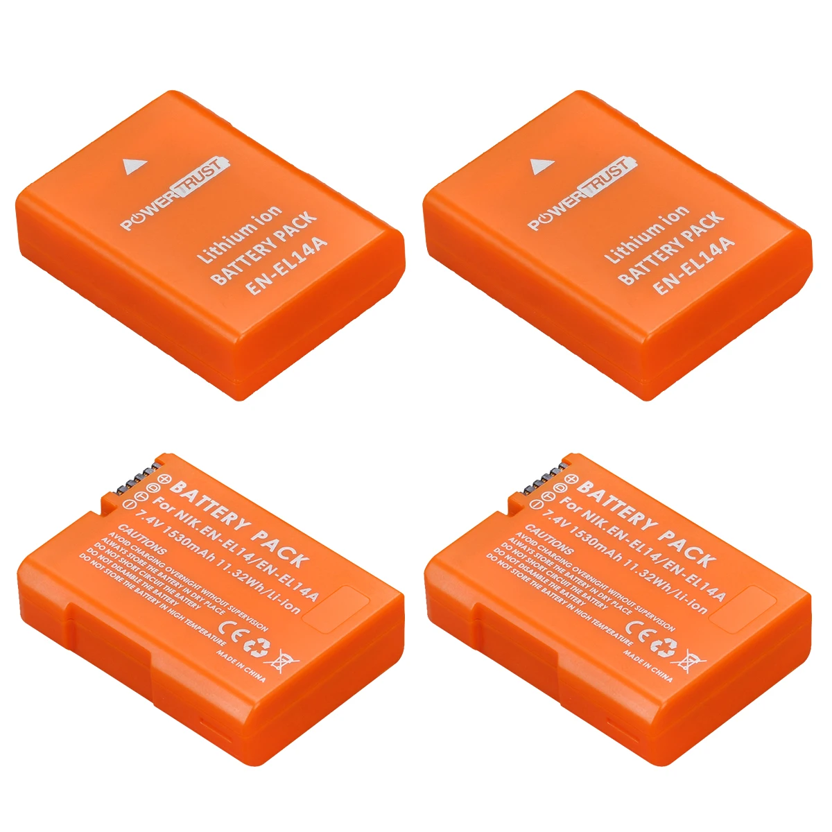 Batteria Ricaricabile Per Fotocamere Nikon - Compatibile Con D300, D3100, D3200, Coolpix