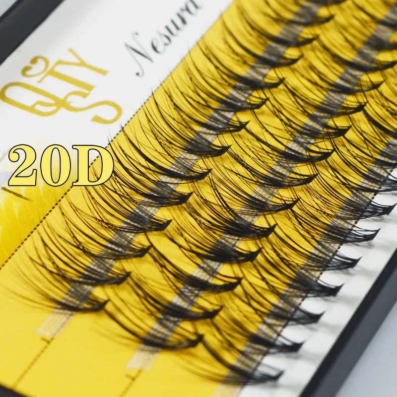 QSTY 30D Black Matte Super Thick Mink Eyelash Extensions Volume Curl 20D