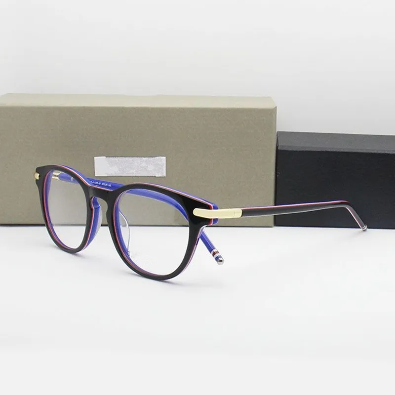 

Thom Brand Men Glasses Frame High Quality Acetate TB813 Women Eyeglasses Prescription Myopia Computer Eyewear Oculos De Grau
