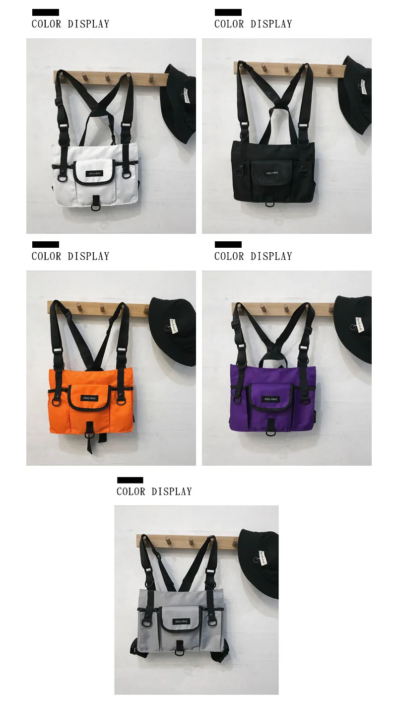 Тактическая Сумка ALIX, жилет, сумка на плечо в стиле хип-хоп, уличная сумка, унисекс, нагрудная сумка, сумки с большой вместительностью, тактическая нагрудная сумка для мужчин