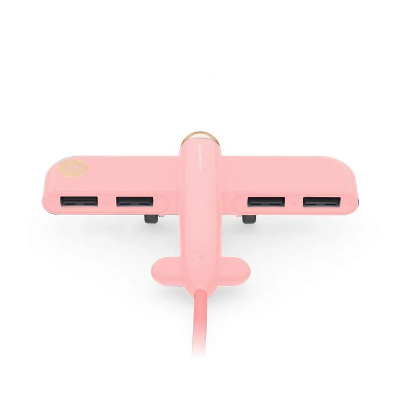 USB 2,0 расширитель 4-Порты и разъёмы usb-хаб сплиттер кабель адаптера компьютера внешний 3 жизни небольших воздушных судов Air Force One Настольный концентратор