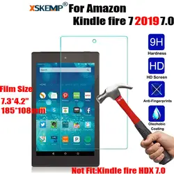 Закаленное стекло протектор экрана для Amazon Kindle fire 7,0 2019 8-го поколения планшет взрывозащищенный защитный чехол пленка для экрана