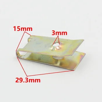 

kalili 50pcs Metal Gasket Automotive Fasteners Retainer clip Accessories