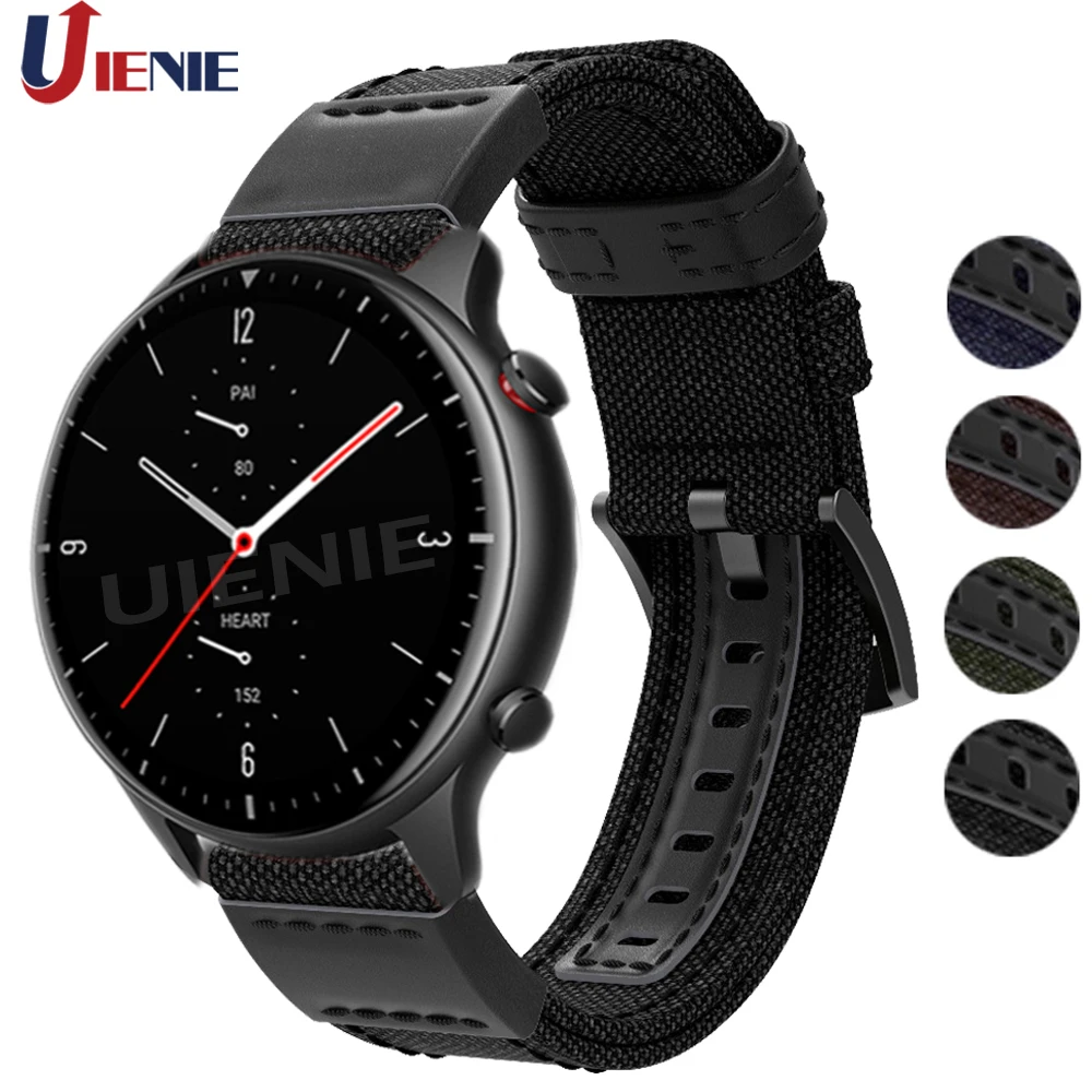 Canvas Nylon Band for Xiaomi Huami Amazfit GTR 2 2e 47mm Strap Smart Watch  Bracelet Watchband for Amazfit gtr2 Stratos 3 2 2s|Smart Accessories| -  AliExpress