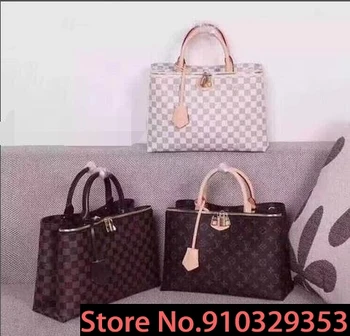 

Luxury Louis Vuitton LV- Leather Handbags Women Bags Designer Brand Women's Shoulder Bags Large Capacity Ladies Hand Bags L68