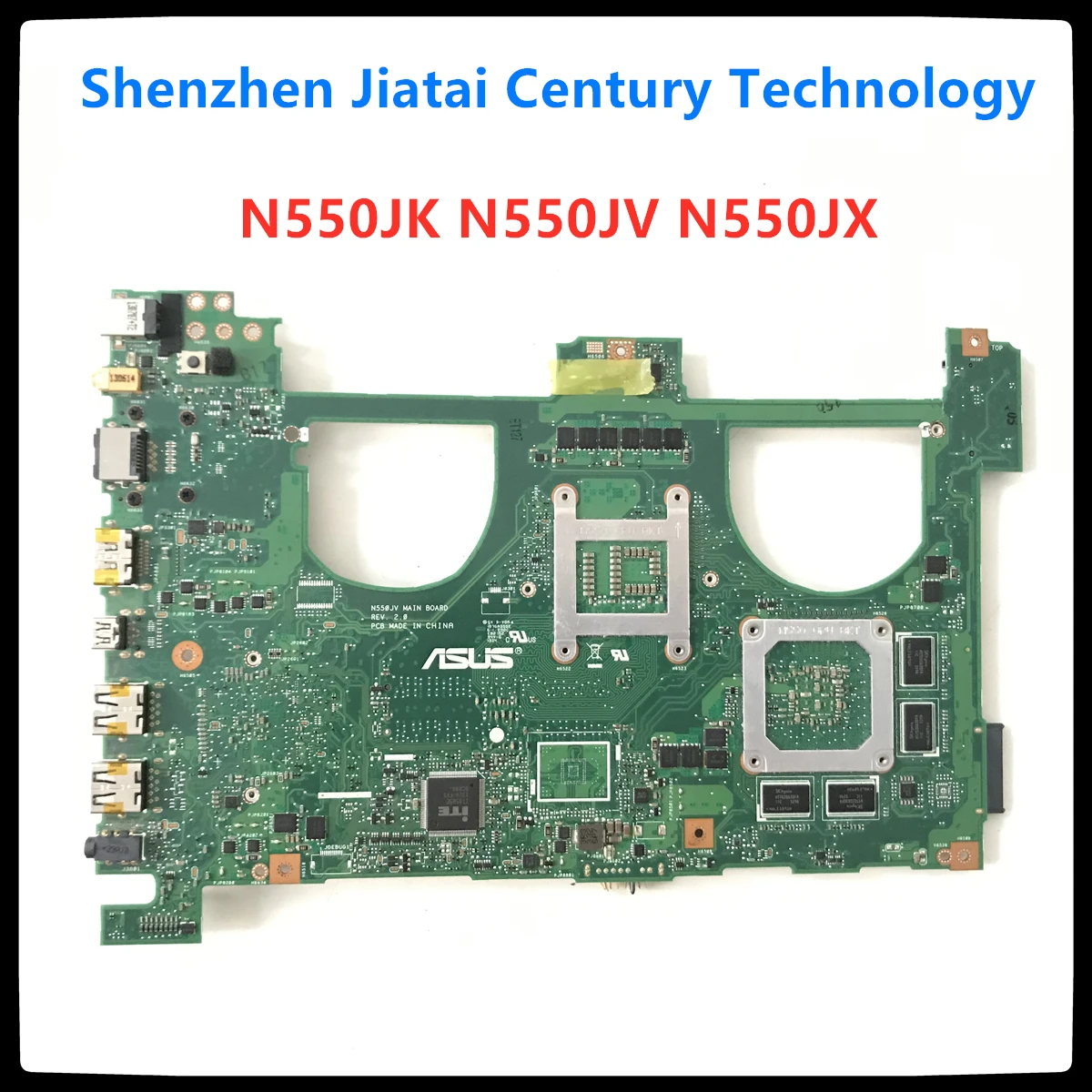 N550JK для ASUS N550JK n550JV N550JX материнская плата для ноутбука i7-4700HQ процессор PM GTX850M 2 Гб видеокарта памяти материнская плата протестирована ОК