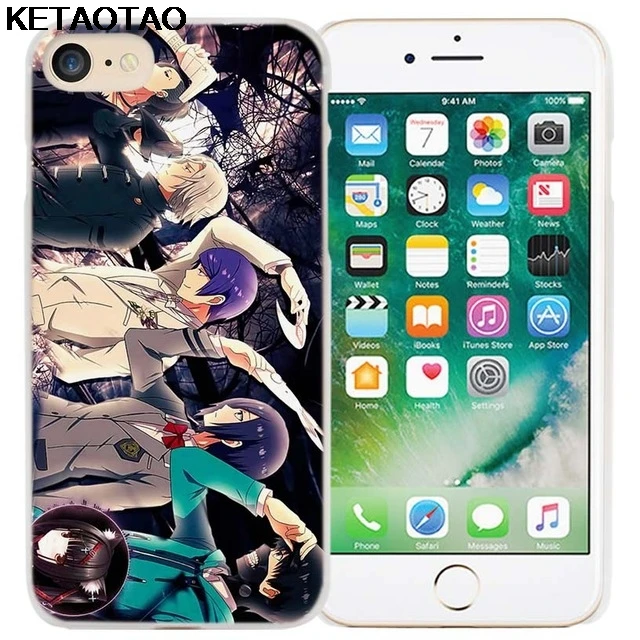 Оранжевый KETAOTAO Токийский Гуль E чехол для телефона s для iPhone 4S SE 5C 5S 6S 7 8 Plus X XS XR 11 Pro Чехол кристально чистый мягкий TPU чехол s - Цвет: Оранжевый
