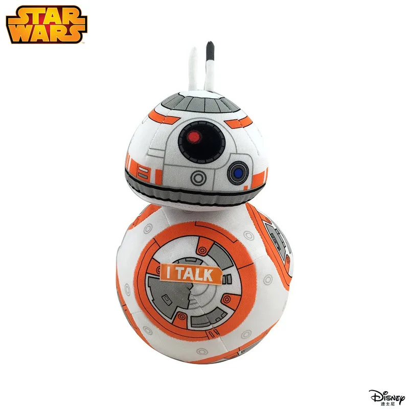 9 дюймов Звездные Войны Пробуждение силы BB8 йода R2D2 робот Wampa плюшевые игрушки с голосом свинца злодей Jawa для детей день рождения Рождество - Цвет: BB-8