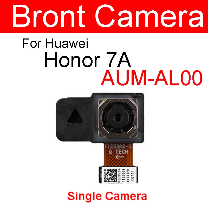 Модуль фронтальной и задней камеры для huawei Honor 7A AUM-AL20 AUM-AL00/Honor 7A Pro AUM-L29, гибкий кабель для маленькой и большой основной камеры