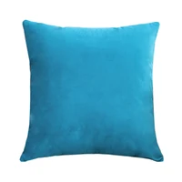 Taie d'oreiller en velours hollandais, taille personnalisée, 40/45/50/55/60cm, couleur unie, housse de coussin pour lit, canapé, voiture, décoration de la maison 6