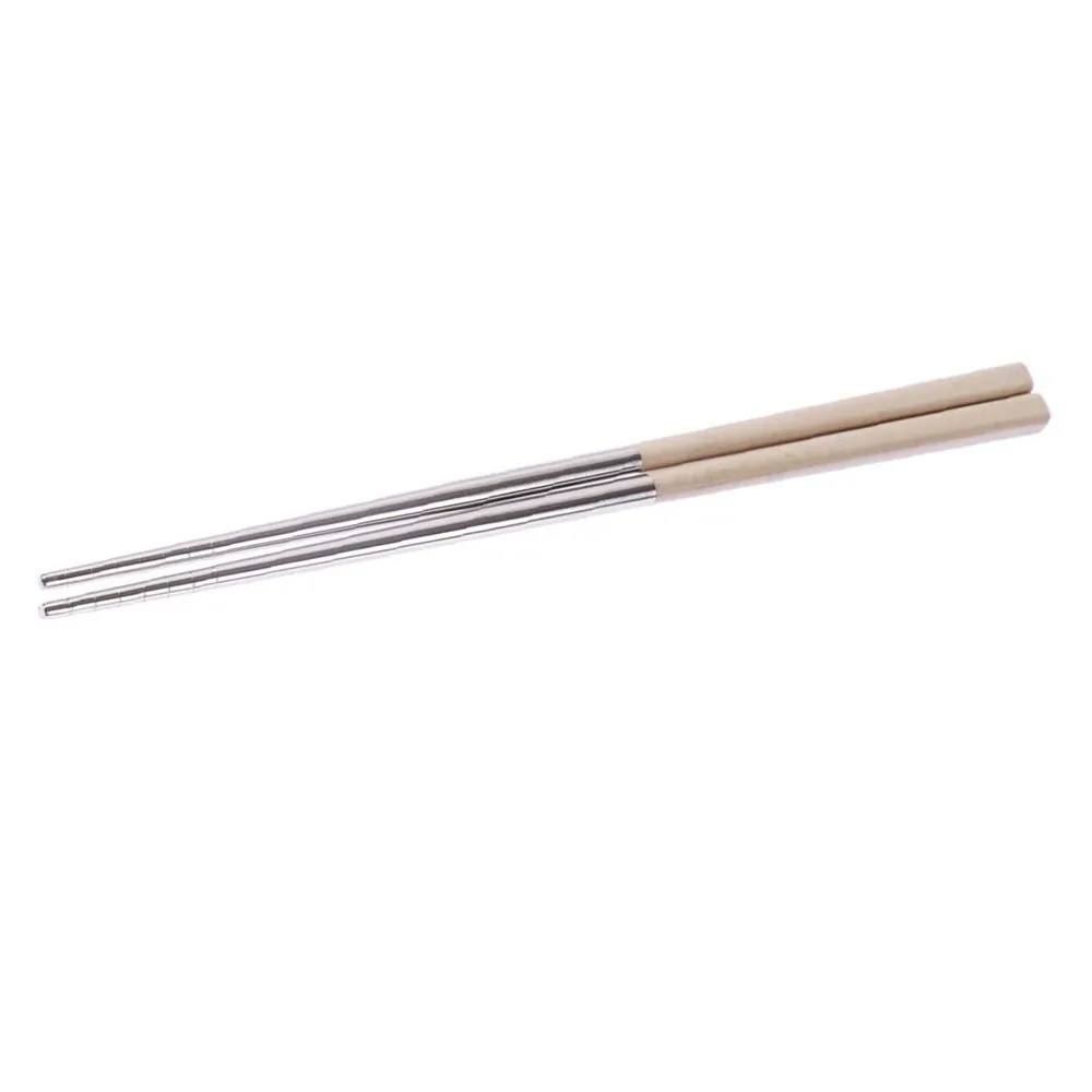 2 Pairs Household Non-slip Heat Resistant Wheat Straw Cutlery Chopsticks (Adults Style Khaki) | Дом и сад
