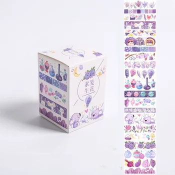 

Kawaii Purple Koala Washi Tape Cute DIY Decoration Sticker Scrapbooking Diary Adhesive Masking Tape stationery school supply