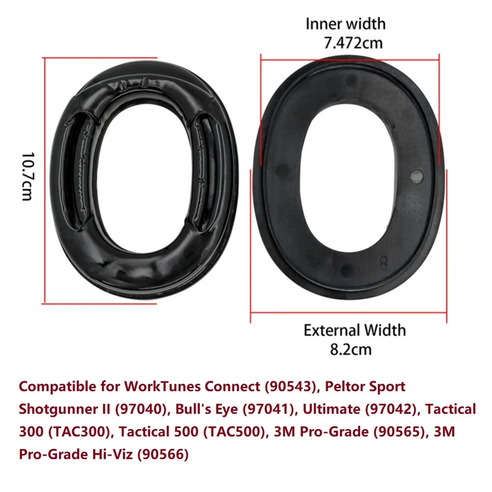 Hearingtactical Gel Ear Pad For 3m Peltor Sport Tactical Hearing