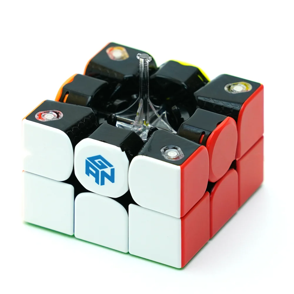 Negro Cubo de velocidad magnética 3x3 Cubo mágico 356XS GAN 356 XS 