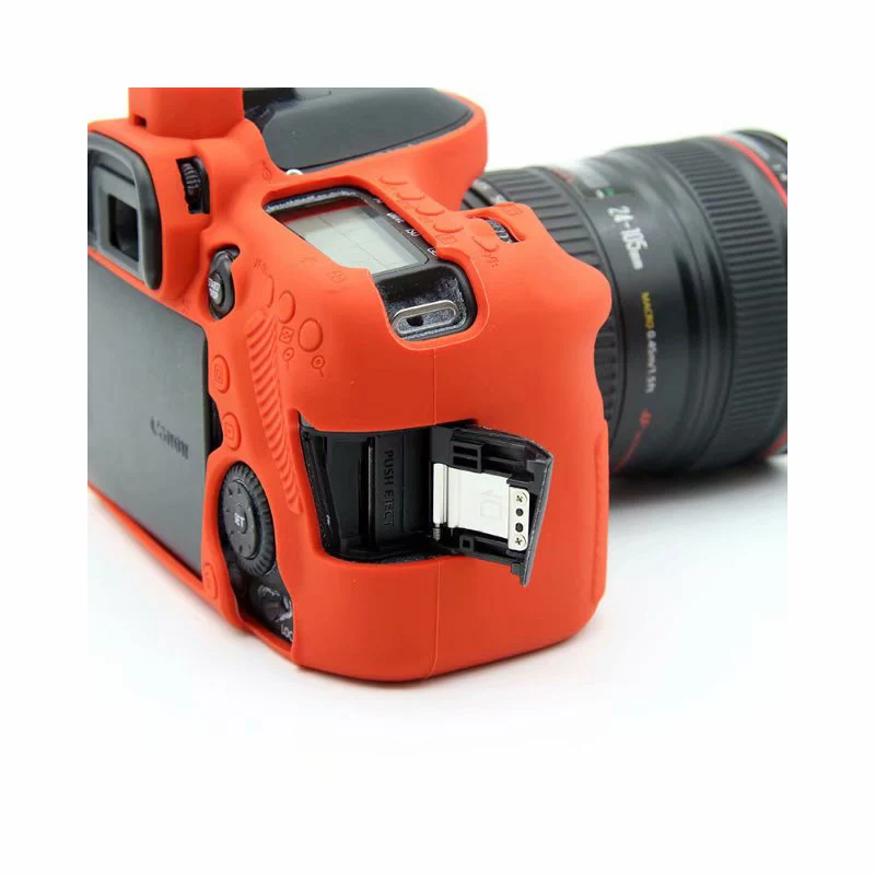Мягкий силиконовый чехол для камеры резиновый Canon EOS 90D 80D 70D 77D Защитный