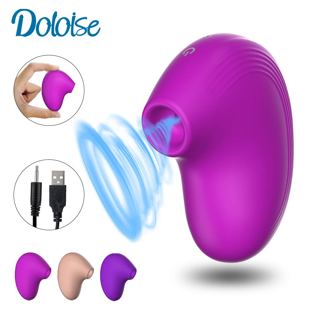 На присосках для клитора вибратор 10 скоростей Вагина сосание сосков Стимулятор