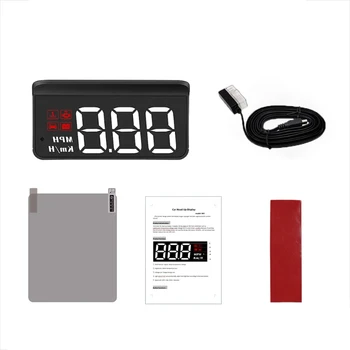 M3 più recente HUD Head-Up Display OBD2 modello Car-Styling avviso velocità eccessiva proiettore parabrezza sistema di allarme Auto universale