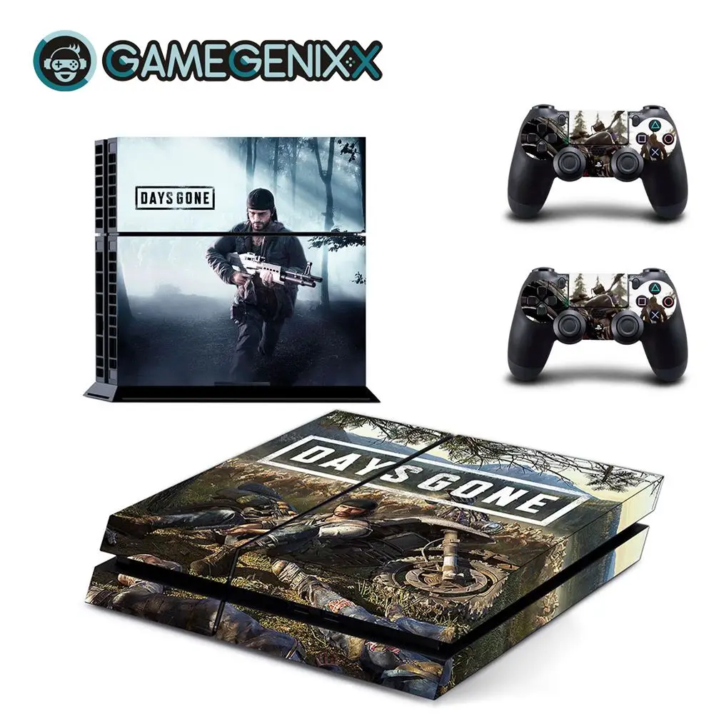 DAYS GONE GAMEGENIXX кожаный виток винилопласта с наклейкой чехол Полный набор для PS4 консоли и 2 контроллера-дней нет - Цвет: DAYS GONE