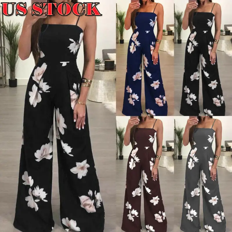 Rompers 2019 Summer new Women Casual Loose Cotton Jumpsuit Sleeveless Backless Playsuit Trousers Overalls Rompers 2019 Summer new Women Casual Loose Cotton Jumpsuit Sleeveless Backless Playsuit Trousers Overalls