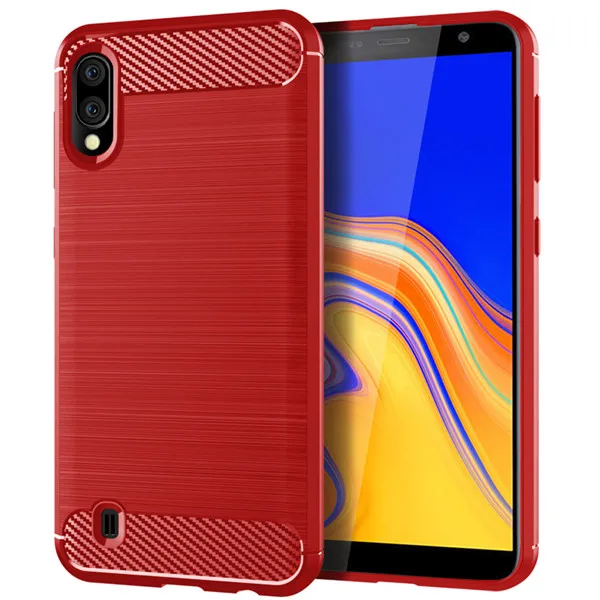 Матовая текстура чехол для samsung Galaxy A70 A60 A50 A40 A30S A30 A20 A10 A20E A51 A71 A20S A10S 70 60 50 40 20 E чехол Крышка - Цвет: Красный