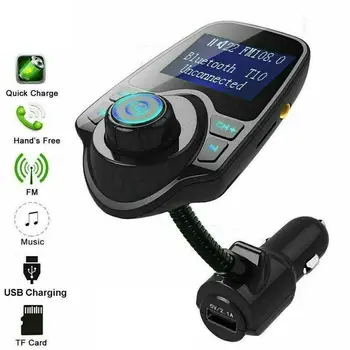 

Car Charger USB Car Cigarette Lighter Adapter Chargers Wireless In-Car Bluetooth FM Transmitter MP3 Radio Adapter Car Kit USB