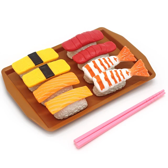 Crianças Simulação Comida Japonesa Fingir Brinquedos Fingir Jogar Sushi  Atum Wasabi Sashimi Simulação De Brinquedo De Comida Jogo Casa Conjunto -  Brinquedos De Cozinha - AliExpress