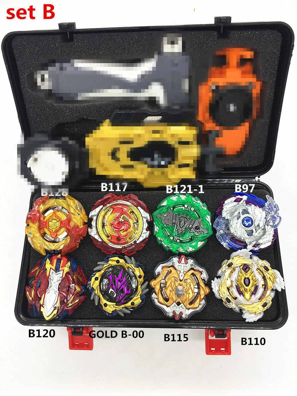 

Burst Spinner B128 B127 B125 B120 B122 with Transmitter Box Handle Toy