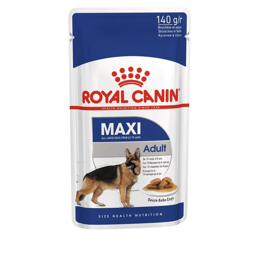 Royal Canin Maxi Adult пауч для взрослых собак крупных пород(соус), 20*140 г
