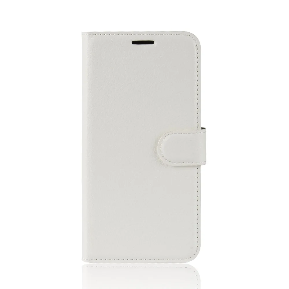 Для Leagoo M13 Чехол-бумажник из искусственной кожи чехол s для Leagoo M13 откидная крышка с подставкой слот для карт функциональный чехол для телефона - Цвет: Белый