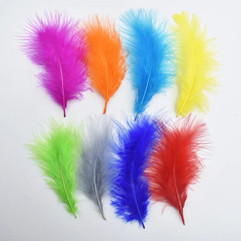 20 шт./лот перья Marabou турецкое перо белые фазана для рукоделия изготовления