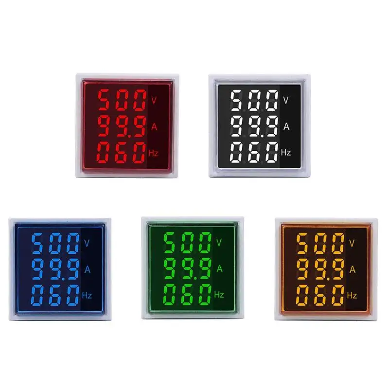 

Hertz Meter Signal Lights Voltmeter Ammeter Frequency Table Small Delicate Powerful Current Frequency Combo Meter Indicator