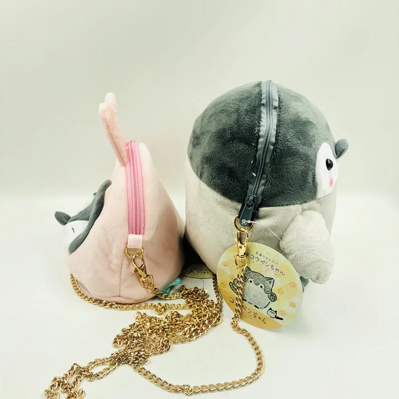 Kawaii положительной энергии Пингвин плюшевый рюкзак игрушки модные женские туфли для девочек сумки через плечо сумка-цепочка сумки чучела Мультфильм кукла