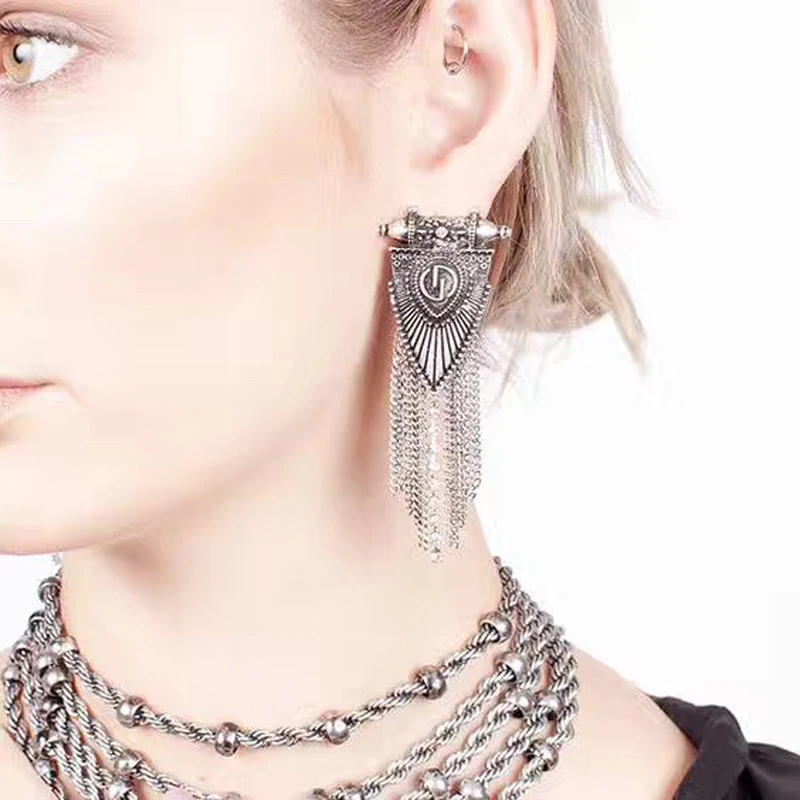 Колье с монетой и кулоном, винтажная Хрустальная инструкция Maxi Choker Collier, женские бохо, большие модные украшения для женщин, подарки