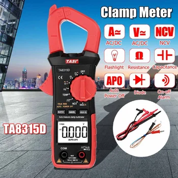 

Mini Digital Clamp Meters AC/DC Current Voltage True RMS Auto Range VFC Capacitance Non Contact Multimeter